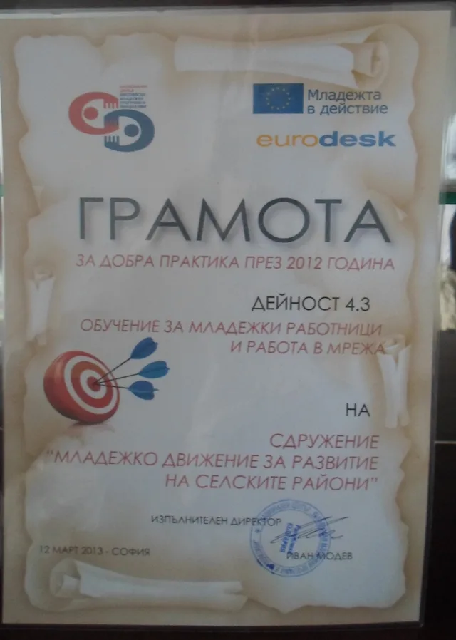 Добра практика — 2012